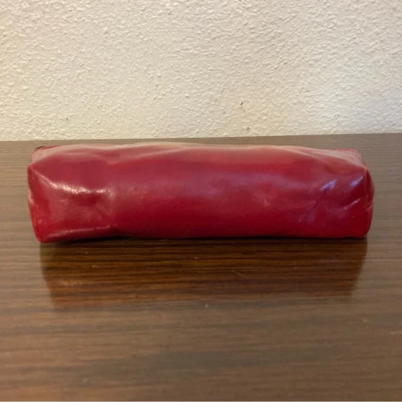 Unbranded All Leather Tapered (7”-5.5”) with Zipper Makeup Bag - Picture 7 of 11